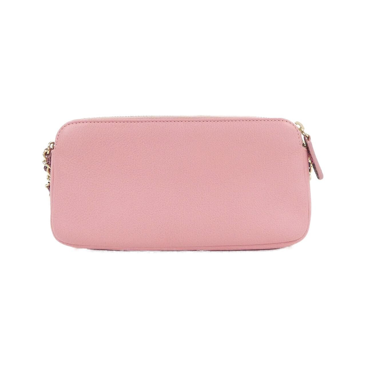 Chanel Chain Shoulder Bag Pink — view 2