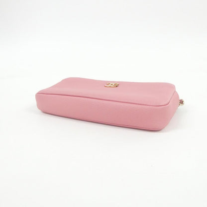 Chanel Chain Shoulder Bag Pink — view 3