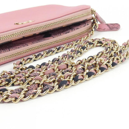 Chanel Chain Shoulder Bag Pink — view 7