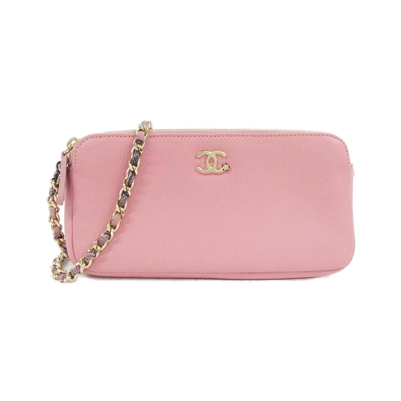 Chanel Chain Shoulder Bag Pink