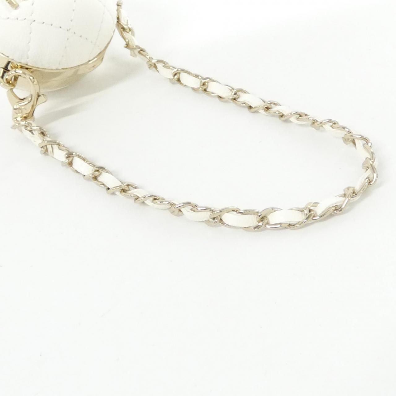 Chanel Bag Charm Keychain & Charms White — view 3