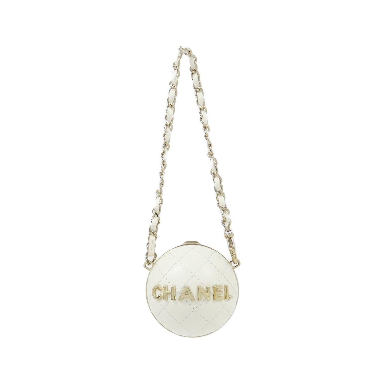 Chanel Bag Charm Keychain & Charms White