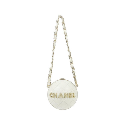 Chanel Bag Charm Keychain & Charms White