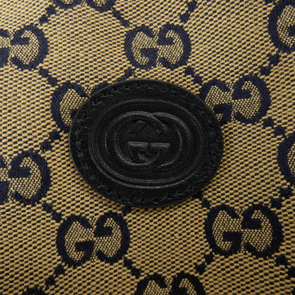 Gucci Leather Interlocking GG Canvas Pants — view 6