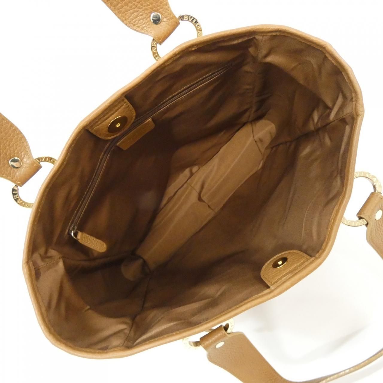 Bvlgari Vintage Bag Handbag Beige — view 8
