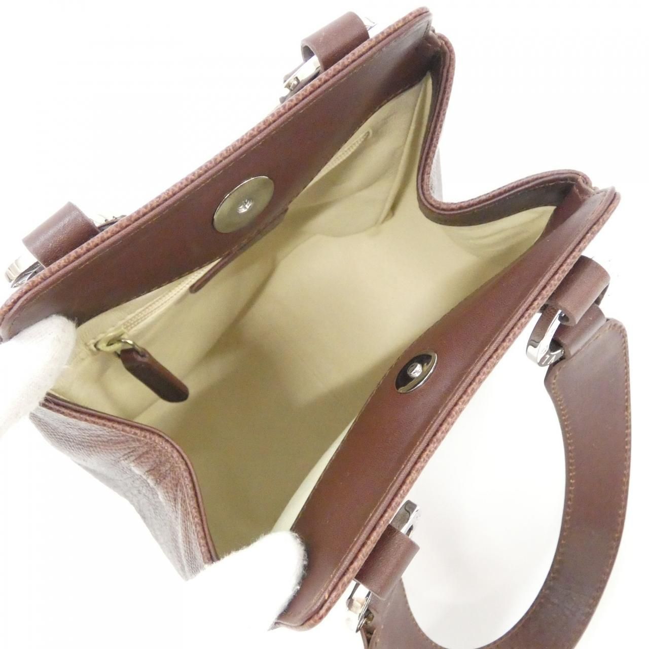 Bvlgari Vintage Bag Handbag Brown — view 8