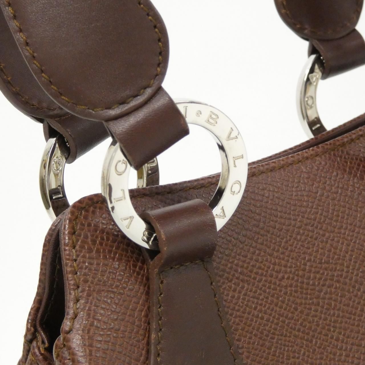 Bvlgari Vintage Bag Handbag Brown — view 6