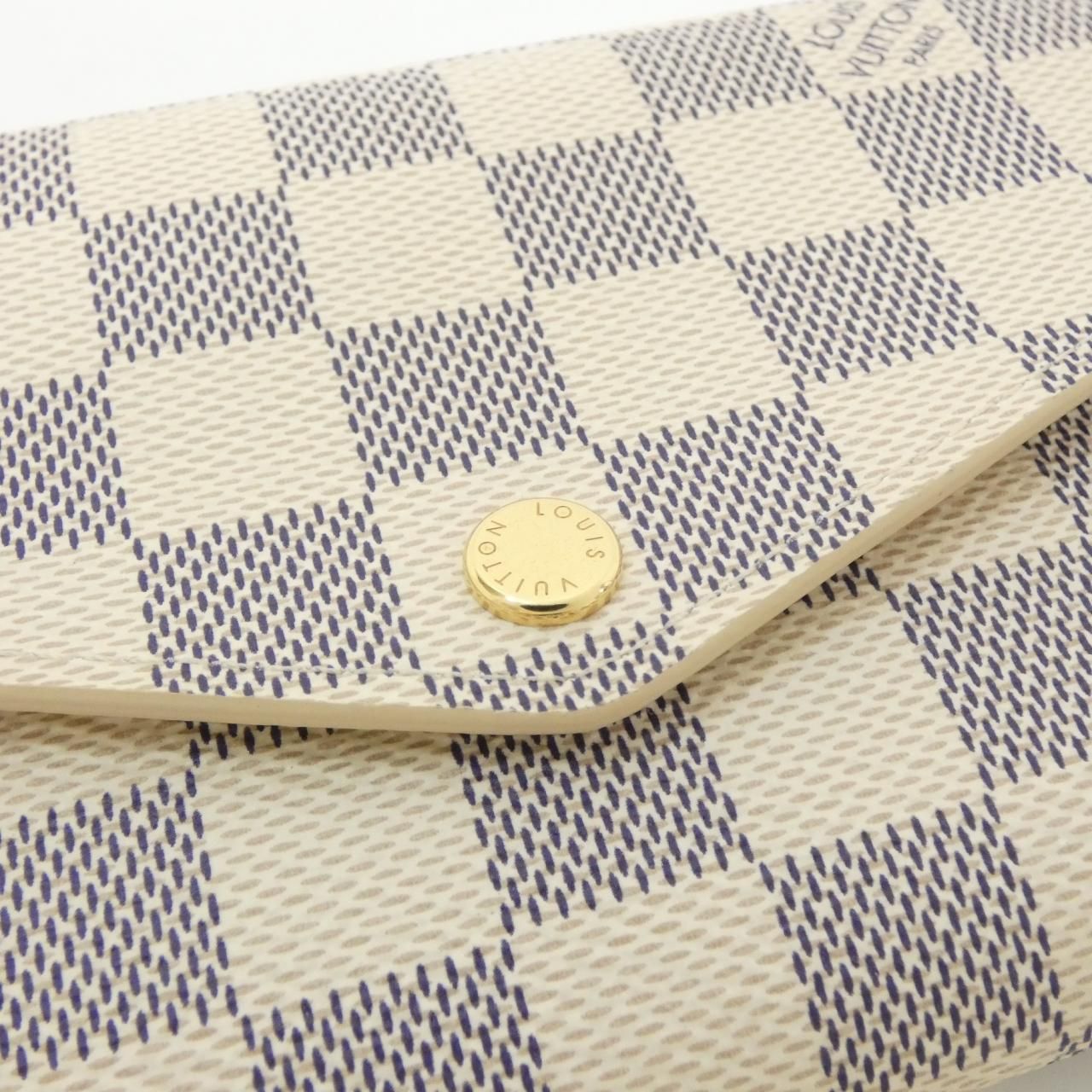 Louis Vuitton Damier Azur Portefeuille Sarah Wallet — view 3