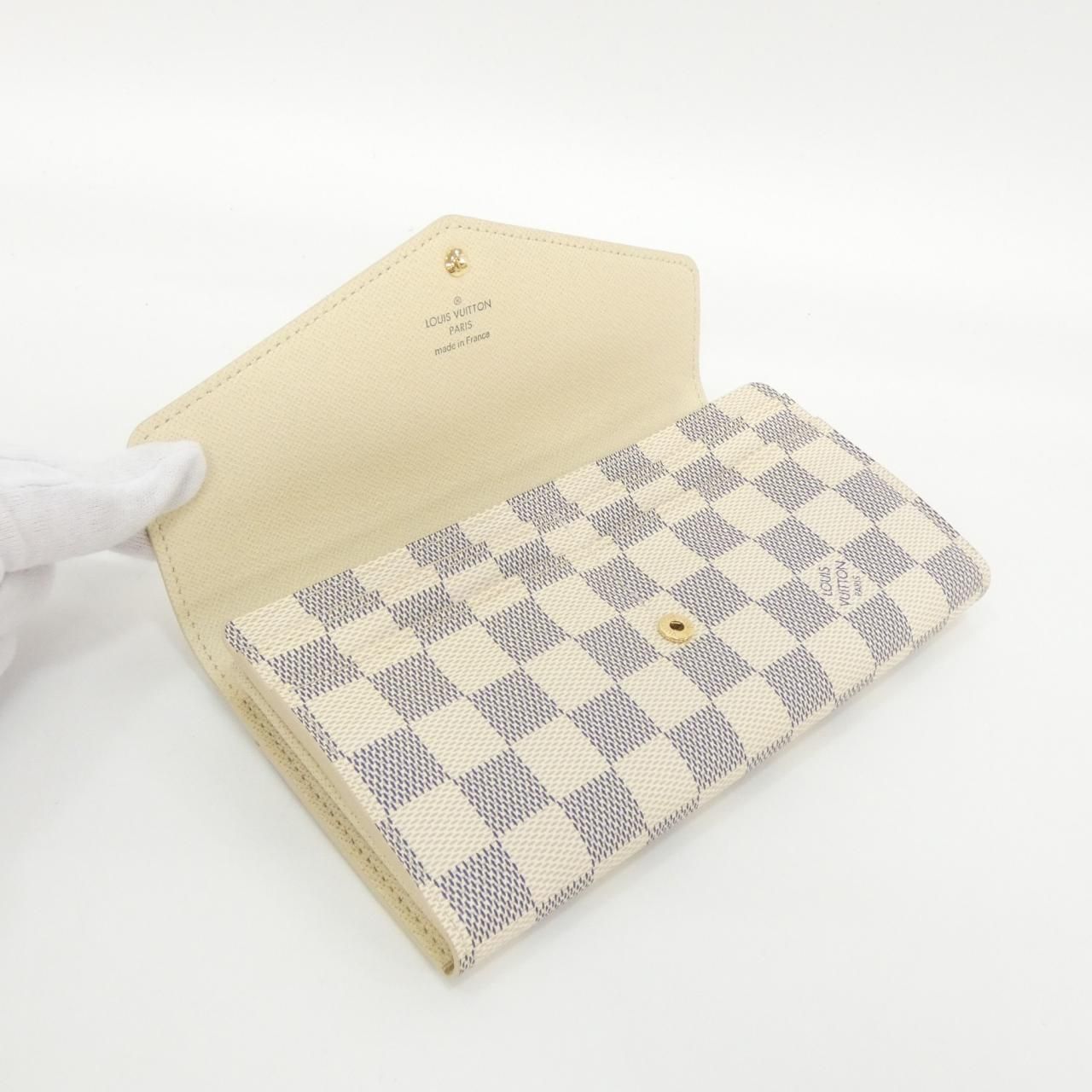 Louis Vuitton Damier Azur Portefeuille Sarah Wallet — view 6
