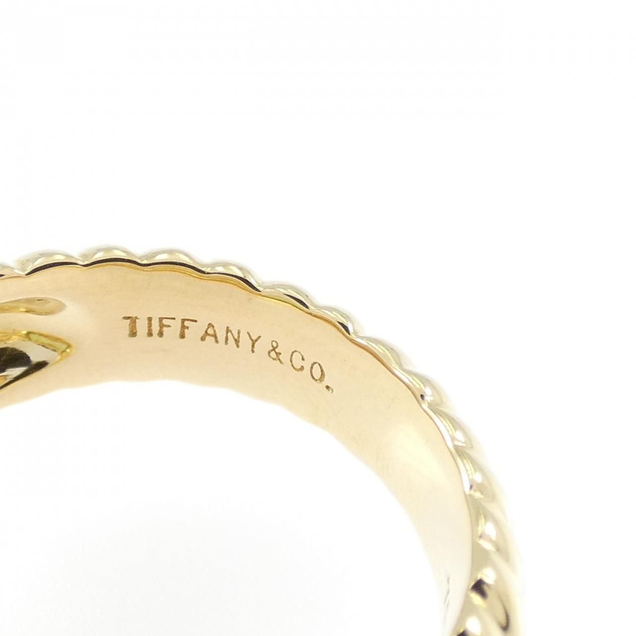 Tiffany & Co Vintage Ribbed Friendship Ring — view 4