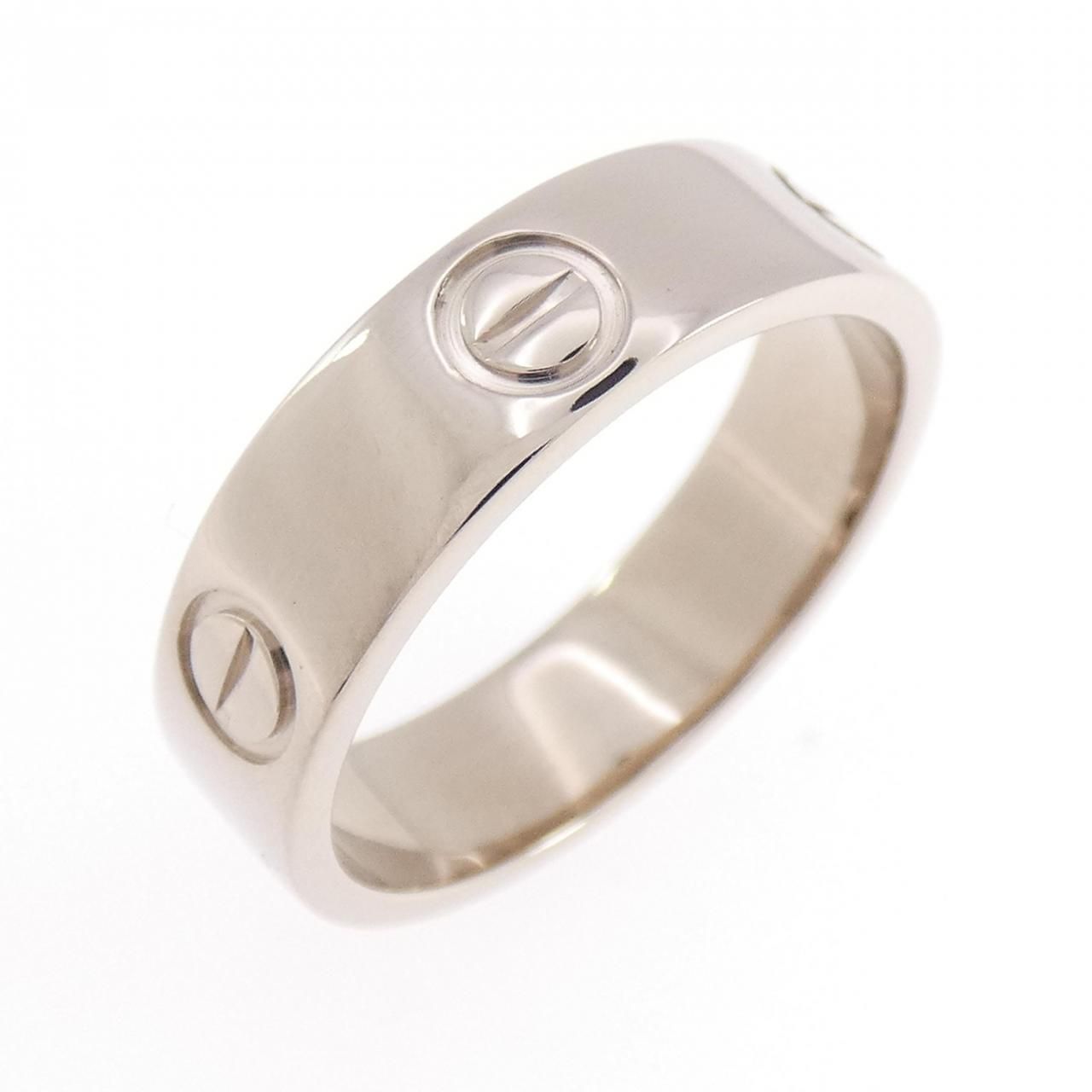 Cartier Love Ring White Gold