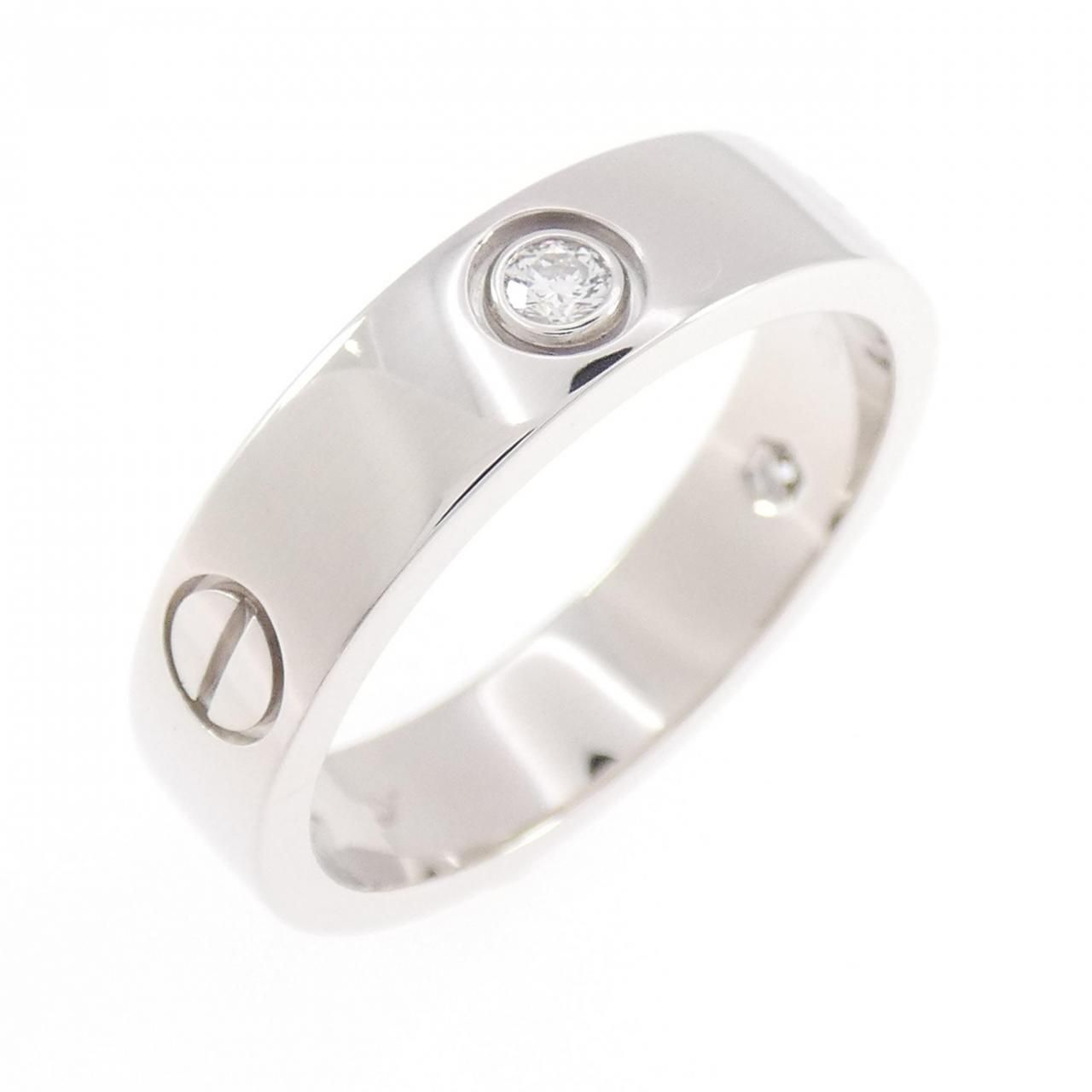 Cartier Love Half Diamond Ring