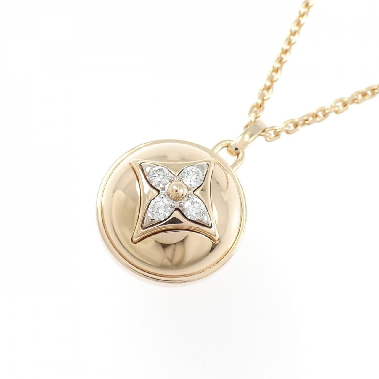 Louis Vuitton Pendentif PM B Blossom Necklace — view 3