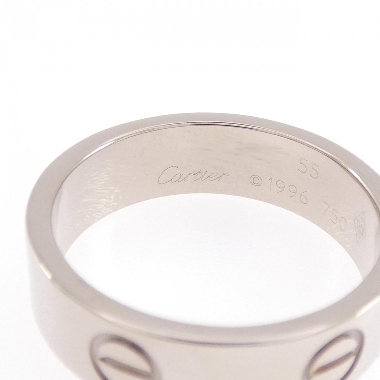 Cartier Love Ring White Gold — view 3