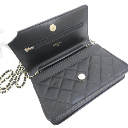 Chanel Chain Shoulder Bag Black — view 6