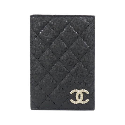 Chanel Passport Case Passport Holder Black