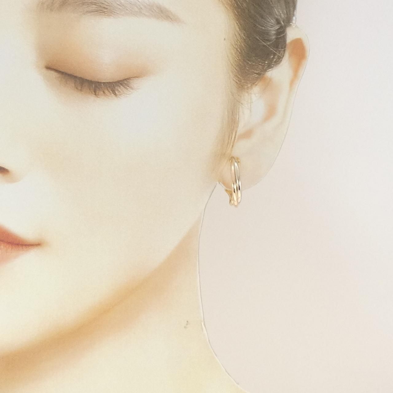 Cartier Trinity Earrings Gold — view 4