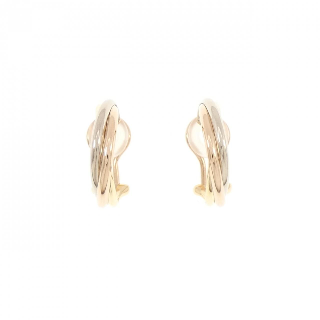 Cartier Trinity Earrings Gold
