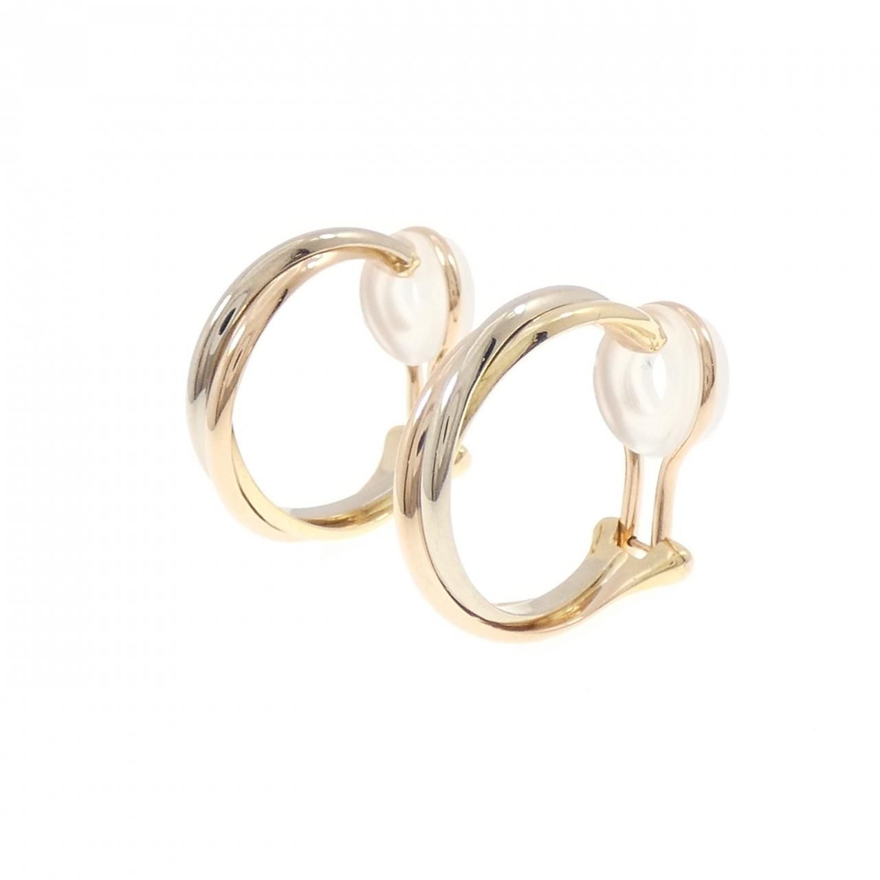 Cartier Trinity Earrings Gold — view 2