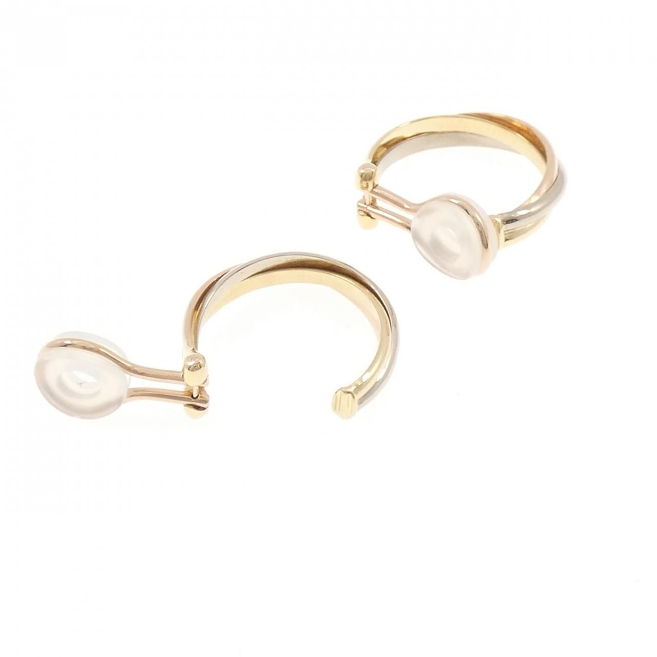 Cartier Trinity Earrings Gold — view 3