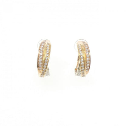 Cartier Trinity Earrings Gold