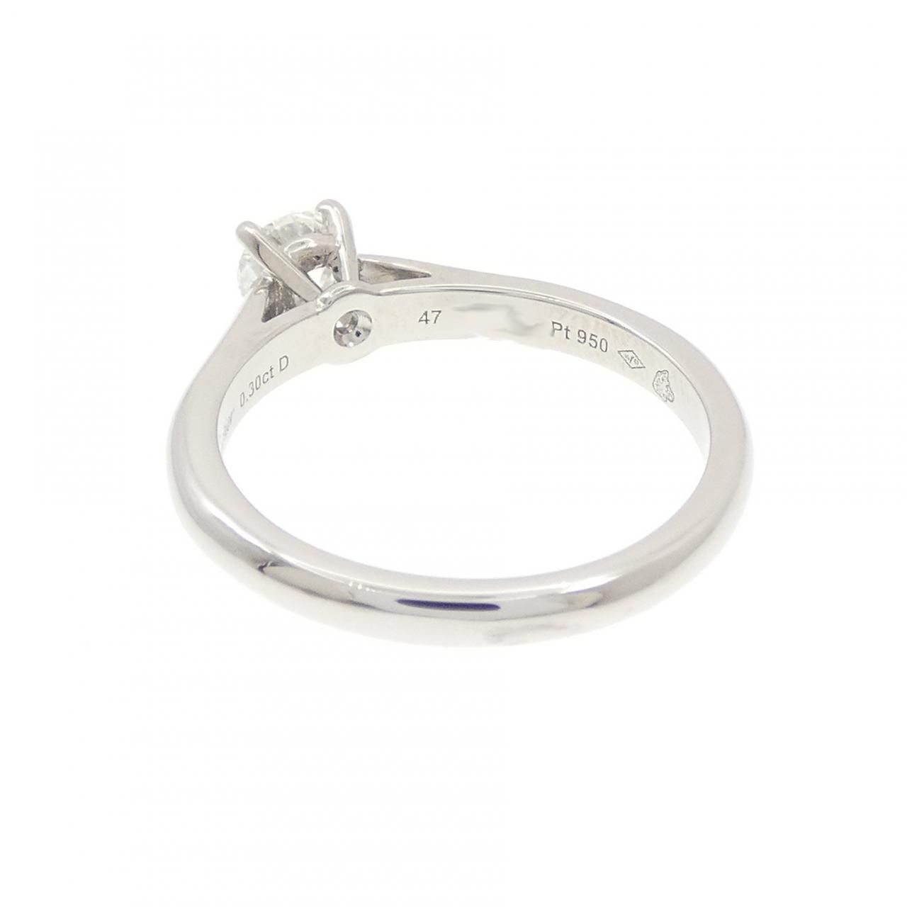 Cartier Solitaire Ring Silver — view 3