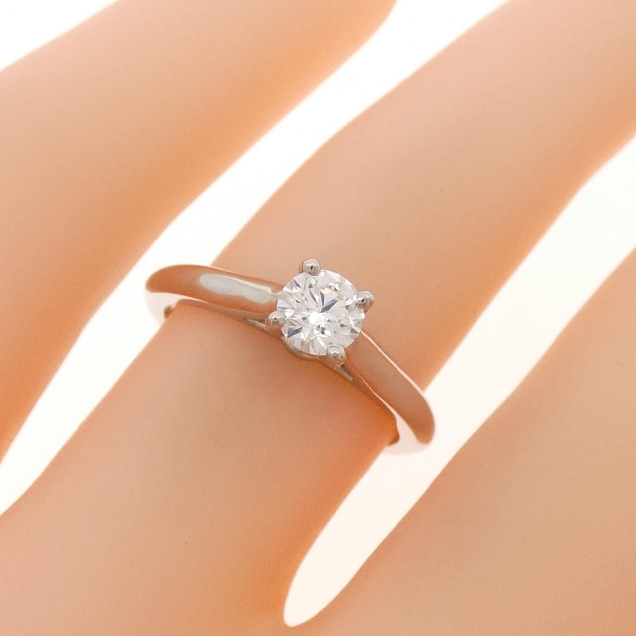 Cartier Solitaire Ring Silver — view 5