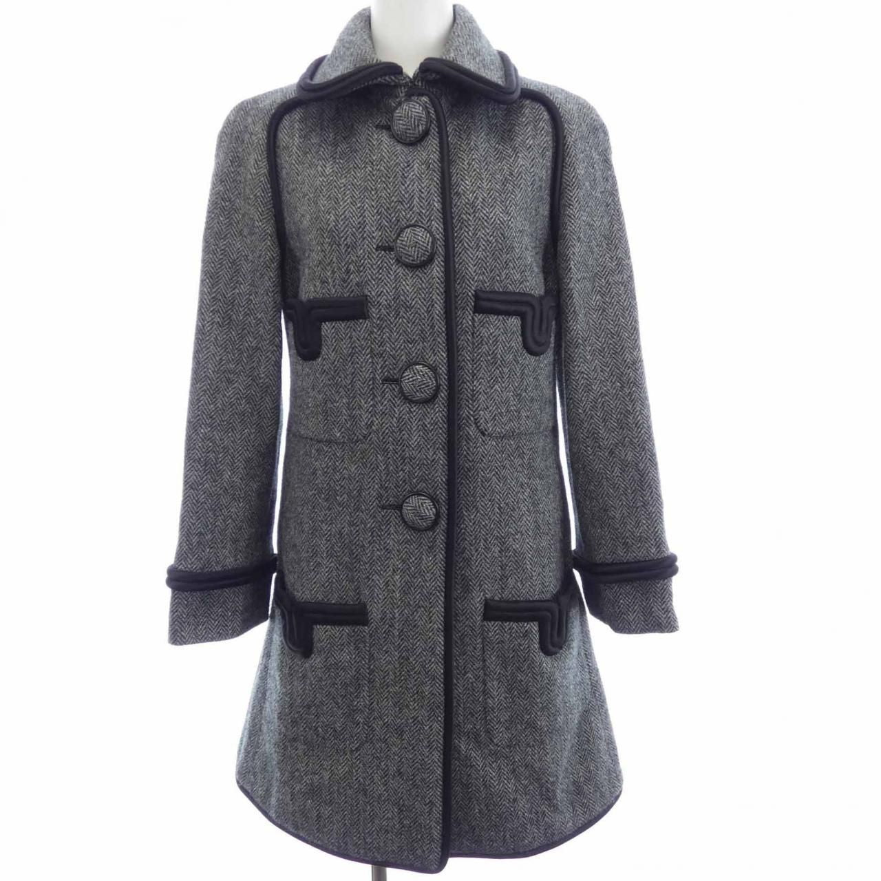 Chanel Coat Gray