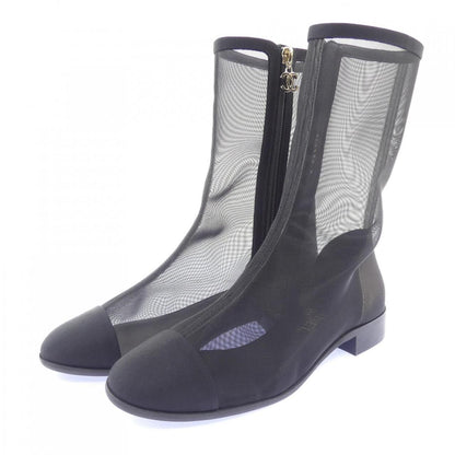Chanel Short Boots Black — view 3