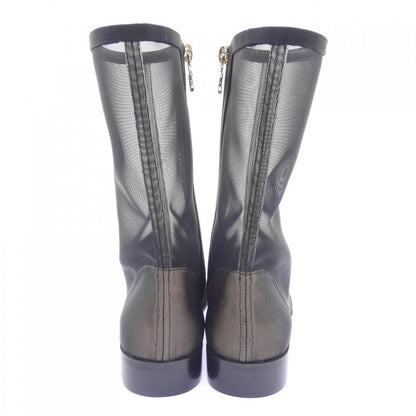 Chanel Short Boots Black — view 5