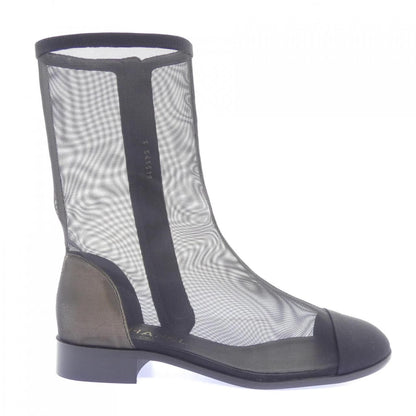 Chanel Short Boots Black