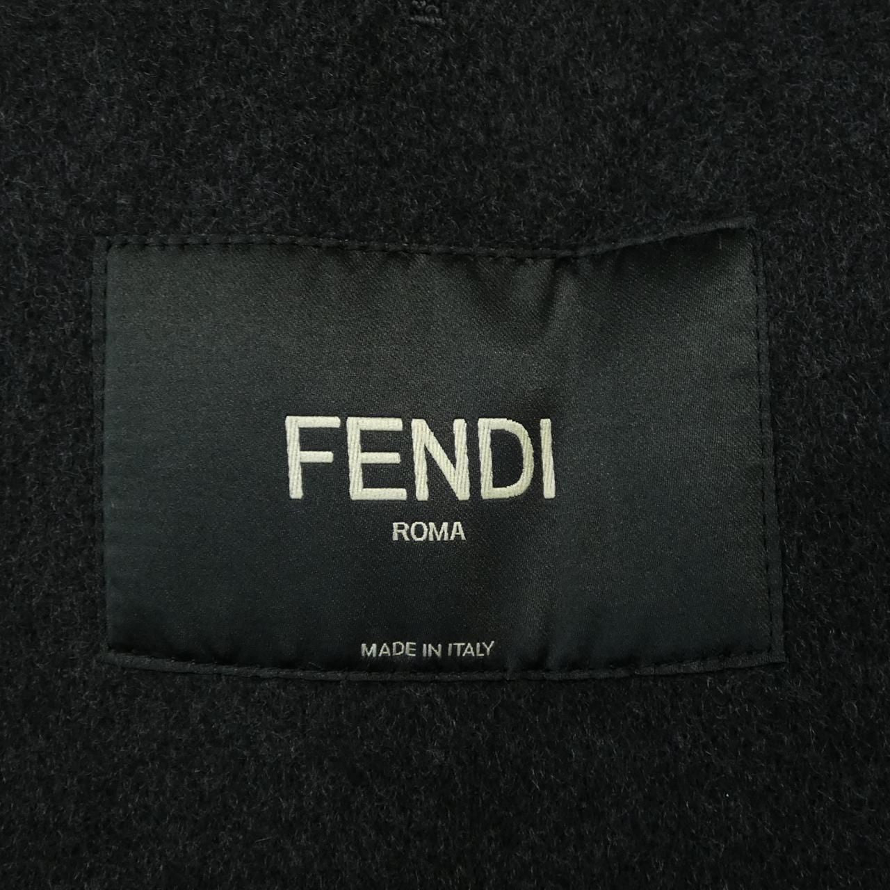 Fendi Coat Navy — view 4