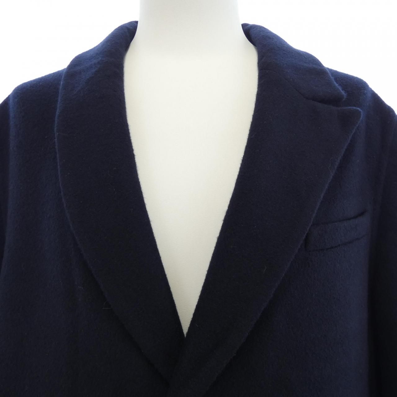 Fendi Coat Navy — view 5