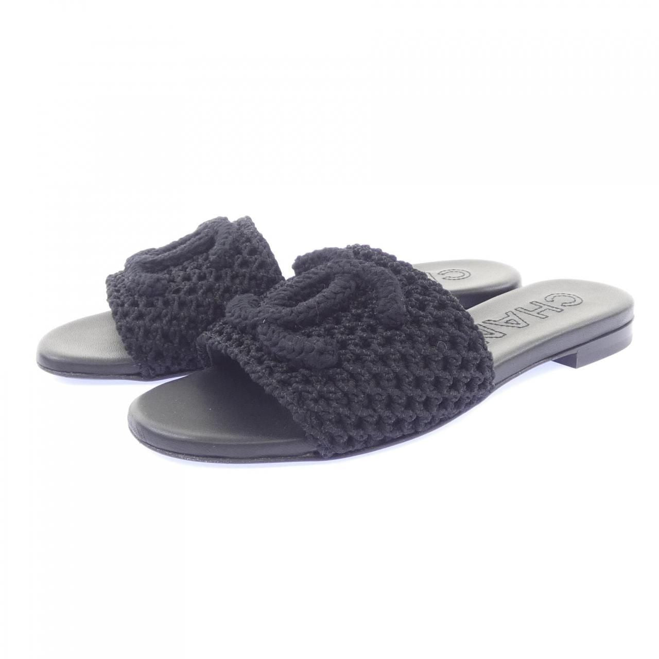 Chanel Sandals Black — view 3