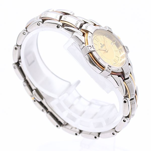 Fendi Quartz Date Gold Dial Watch — view 2
