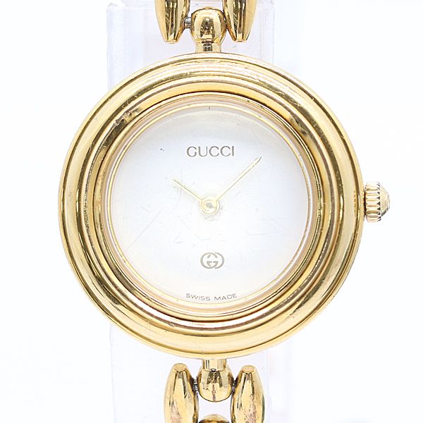 Gucci 11 12 Quartz Change Bezel White Dial Watch — view 2