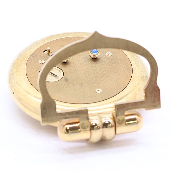 Cartier Travel Clock Quartz White Dial Table — view 4