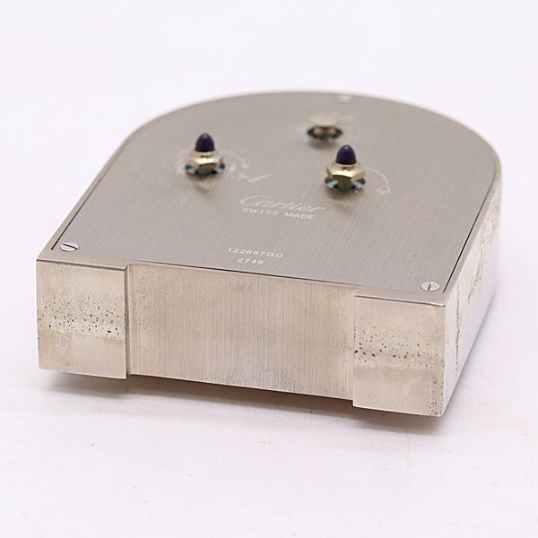 Cartier Travel Clock White Dial Quartz Table — view 4