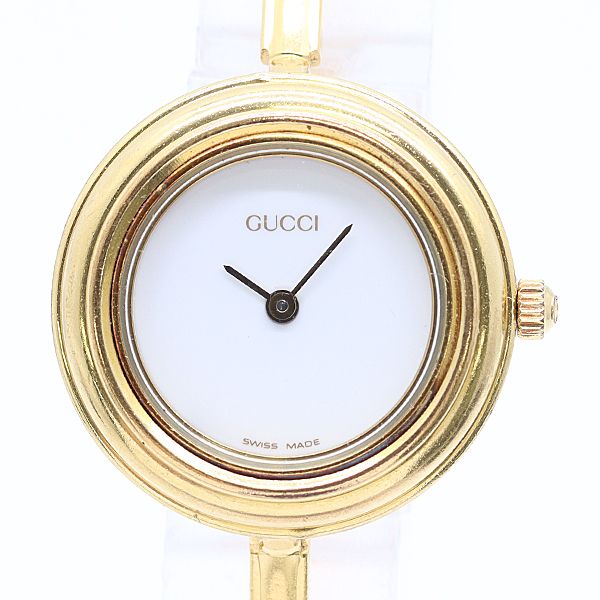 Gucci And Change Bezel 11 12.2 Quartz White Dial Watch — view 2