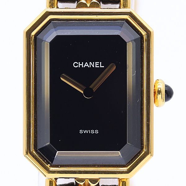 Chanel Premiere L Quartz Black Dial Watch