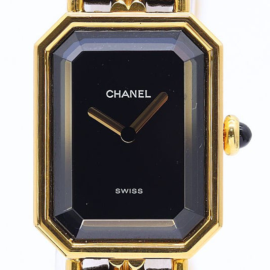 Chanel Premiere L Quartz Black Dial Watch