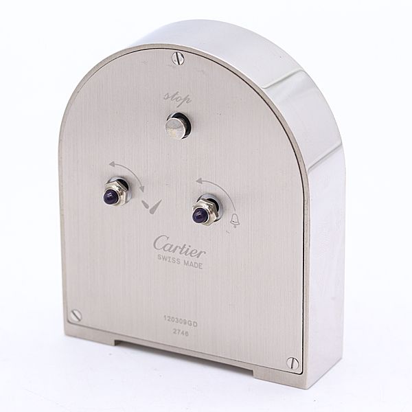 Cartier Box Table Clock Quartz White Dial — view 3