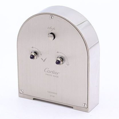 Cartier Box Table Clock Quartz White Dial — view 3
