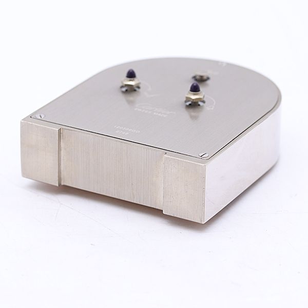 Cartier Box Table Clock Quartz White Dial — view 4