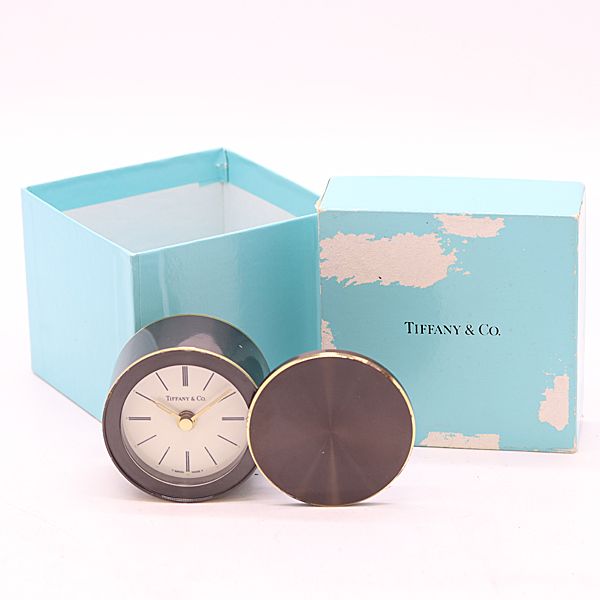 Tiffany & Co Travel Clock Quartz White Dial Table — view 5