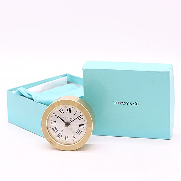 Tiffany & Co Box Table Clock Quartz White Dial — view 5