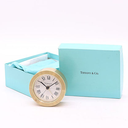 Tiffany & Co Box Table Clock Quartz White Dial — view 5