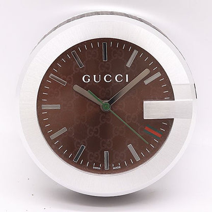 Gucci 210 Brown Dial Table Clock