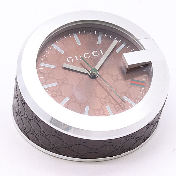 Gucci 210 Brown Dial Table Clock — view 2