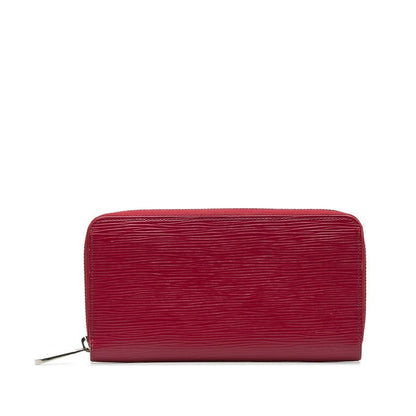Louis Vuitton Epi Zippy Wallet Zip Around Fuchsia Purple Leather